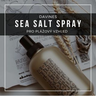 ✨ Davines Sea Salt Spray! 🌊✨ Chcete dosáhnout dokonalého rozcuchaného a matného vzhledu, který působí jako byste právě...